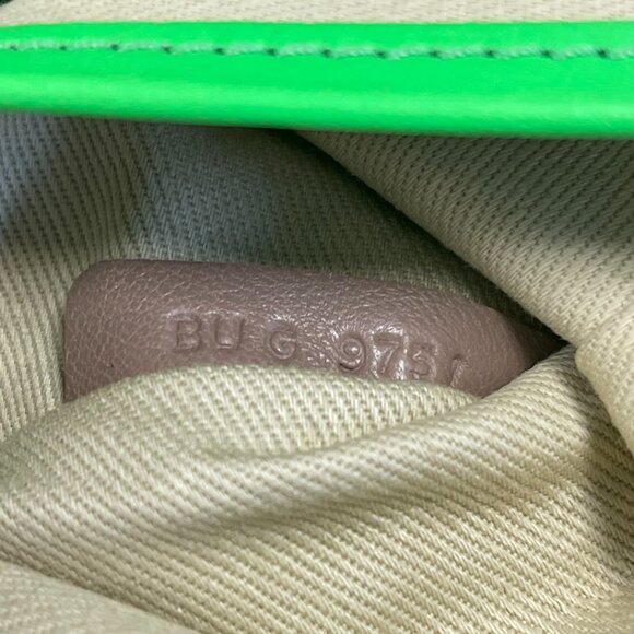 Valentino Garavani Va Va Voom Rockstud Clutch Shoulder Bag-Neon Green - Preowned - Picture 7 of 16